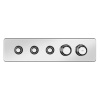 Смеситель для душа Gessi Hi-Fi Eclectic 65224#031 встраиваемый в стену хром с термостатом