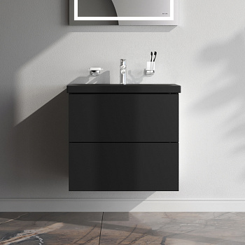 Тумба под раковину Am.Pm Gem M90FHX06022BM 60х41х54 подвесная цвет черный