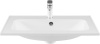 Раковина из литьевого мрамора Aquanet Арт 00318925 74х45 полувстраиваемая цвет белый 1 отверстие под смеситель