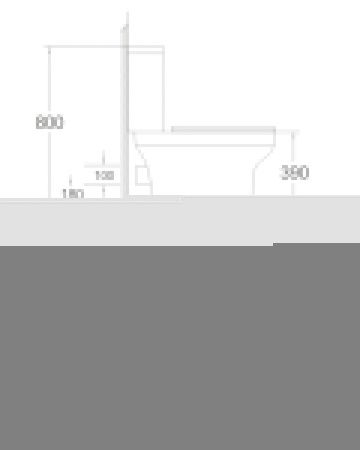 Унитаз напольный с бачком Agger AT04000 белый с сиденьем микролифт безободковый смыв торнадо