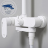 Душевая стойка WasserKRAFT Mindel 8500 A185.257.155.WM настенная цвет белый Душевая стойка WasserKRAFT Mindel 8500 A185.257.155.WM настенная цвет белый