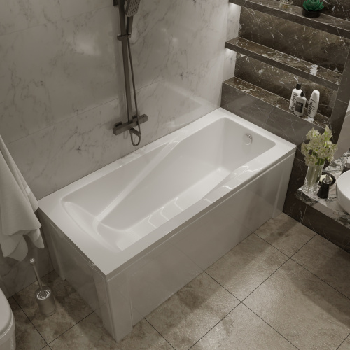 Ванна акриловая Timo HELLA HELLA1775-KT17-SPV1505-FP17H-TP75H 170х75 пристенная прямоугольная с каркасом - фото 4 Ванна акриловая Timo HELLA HELLA1775-KT17-SPV1505-FP17H-TP75H 170х75 пристенная прямоугольная с каркасом - фото 4