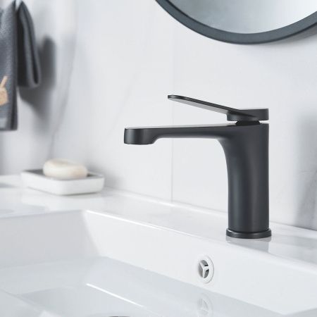 Смеситель Shevanik S6201H на раковину черный