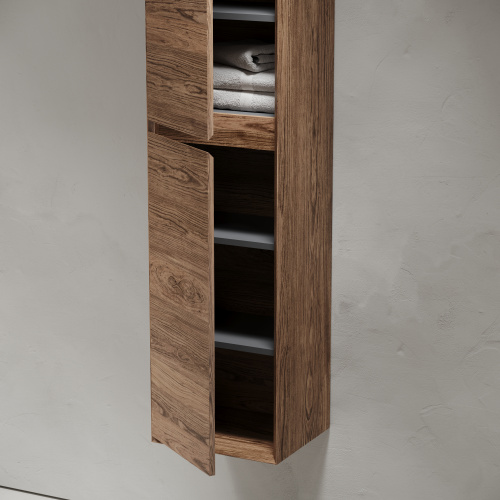 Шкаф-пенал Sancos Marmi 1.0/Marmi 2.0 PMR35ECH 35х30х160 настенный - фото 4