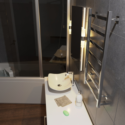 Полотенцесушитель Тругор Пэк Пэк20кв/8040 43х80 электрический хром - фото 4