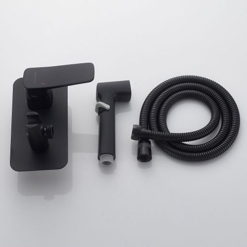 Гигиенический душ со смесителем Shevanik S9905H черный - фото 4