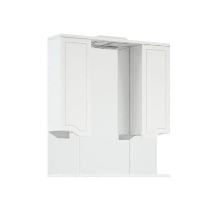 Зеркало-шкаф Corozo Мирра SD-00001516 80х80 подвесной цвет белый