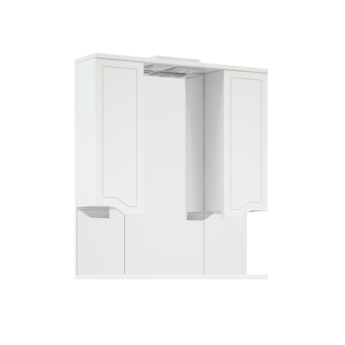 Зеркало-шкаф Corozo Мирра SD-00001516 75х17х82 подвесной цвет белый - фото 5 Зеркало-шкаф Corozo Мирра SD-00001516 75х17х82 подвесной цвет белый - фото 5