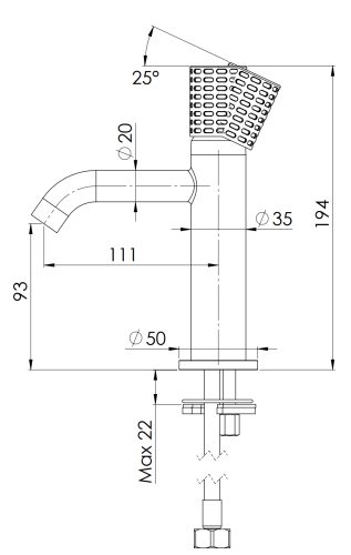 Смеситель Remer Celebrity CEC12 на раковину хром - фото 2