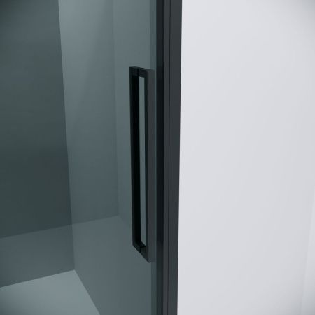 Душевая перегородка Grossman Cosmo 200.K33.02.90.21.10 90х195 стекло тонированное профиль черный