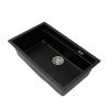 Кухонная мойка Grandex Aqua 500304 75х45 цвет черный поверхность матовая