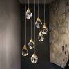 Светильник подвесной Delight Collection Crystal rock (Црыстал роцк) MD-020B-7 gold