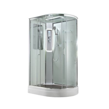 Душевая кабина AvaCan A A2912LLED 120х90 асимметричная с крышей ориентация левая