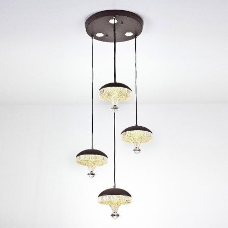 Люстра каскадная LED4U 2067 coffee