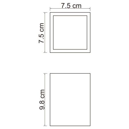Стакан для зубных щеток WasserKRAFT 3828