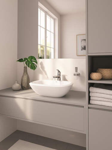 Смеситель Grohe Eurosmart 23971003 на раковину хром без термостата - фото 5