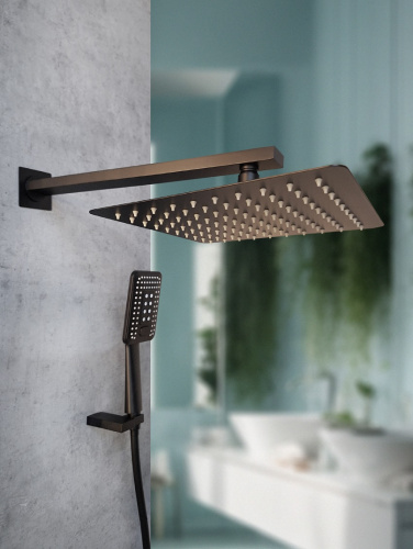 Душевая система AltroBagno Lamberto AltroBagnoLamberto040105MB встраиваемая в стену - фото 5