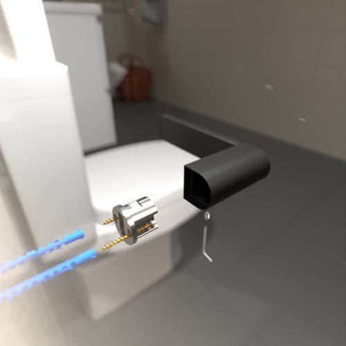 Бумагодержатель Altasan Лотос ЛТ50ЧМ - фото 4