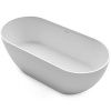 Ванна из искусственного камня Gruppo Treesse CLIVIA V446BL 160х75 отдельностоящая овальная