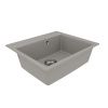Кухонная мойка LeMark Hanka 570 9910015 55х50 цвет серый поверхность матовая