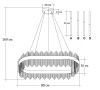 Люстра подвесная Garda Decor 62GDW-901-800
