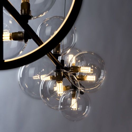 Люстра подвесная Arte Lamp Saturn (Сатурн) A7790SP-50BK - фото 4