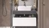 Тумба Velvex UNIT tpUNI.80.H27.Y-223 80х50 подвесная цвет белый