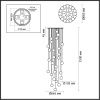 Люстра каскадная Odeon Light Jemstone (Джемстоне) 5085/120L