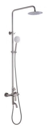 Душевая стойка Fmark FS8245 настенная цвет серый