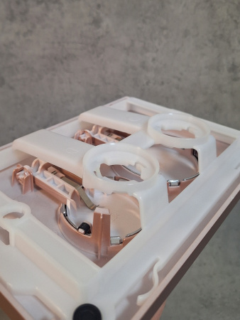 Клавиша смыва механическая AltroBagno Beni aggiuntivi AltroBagnoPFP005FQ цвет розовый металик