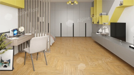 Ламинат Alpine Floor Herringbone 12 Pro New LF106-04 Дуб Тулуза толщина 1.2 см 34 класс 606х101