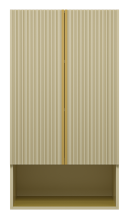 Шкаф Brevita Vega VEG-08060-031 60х32х110 подвесной цвет бежевый/золотой