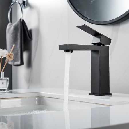 Смеситель Shevanik S7001H на раковину черный