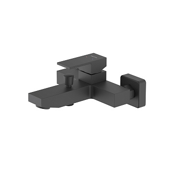 Смеситель для ванны Aquatek ЛИБРА AQ1640MB настенный черный матовый без термостата