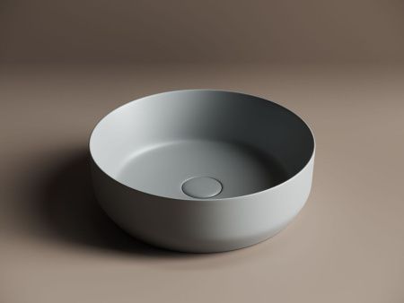 Раковина из сантехнического фарфора Ceramica Nova ELEMENT CN6022MH 40х40 накладная цвет черный без отверстий под смеситель