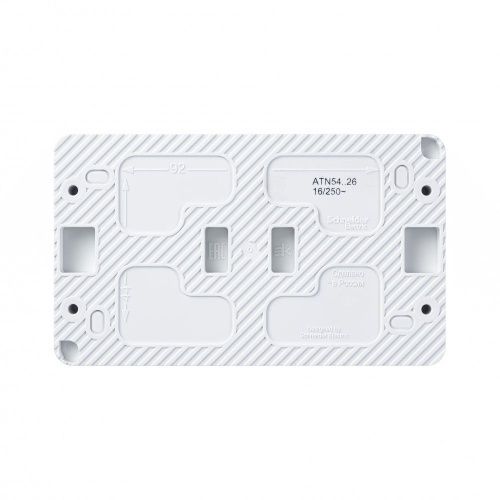 Розетка 2-ая с/з со шторками 16А Systeme Electric AtlasDesign (АтласДесигн) ATN540126 - фото 4