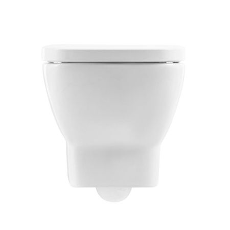 Чаша унитаза подвесная BelBagno LAGO BB128CH цвет белый без сиденья каскадный смыв