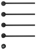 Полотенцесушитель электрический Wonzon & Woghand Hamburg WW-AL314-MB 45х65 черный