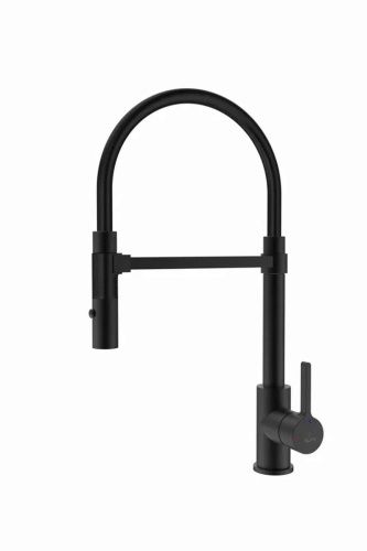 Смеситель для кухни Rose R133H на мойку черный - фото 2