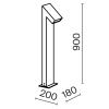 Уличный ландшафтный светодиодный светильник Maytoni Outdoor Guss (Гусс) O592FL-L15GF3K