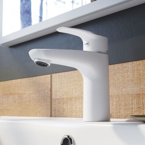 Смеситель Iddis Ray RAYWT00i01 на раковину белый - фото 3