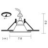 Светильник встраиваемый Arte Lamp Grus (Грус) A6668PL-1WH