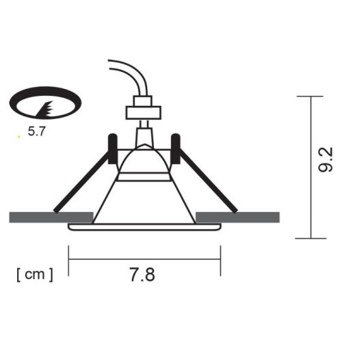 Светильник встраиваемый Arte Lamp Grus (Грус) A6668PL-1WH - фото 5