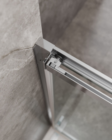 Душевая дверь Cezares MOLVENO MOLVENO-BF-3-90-C-Cr-IV 90х195 стекло прозрачное профиль хром глянцевый