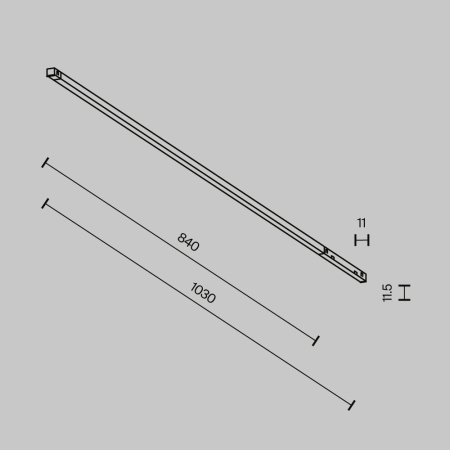 Трековый светильник Maytoni Technical Basis (Базис) TR240-4-18WTW-DSZ-B