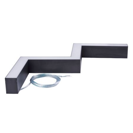 Линейный подвесной светильник Uniel ULO-K19A 28W/4000K/Z30-120 IP40 BLACK