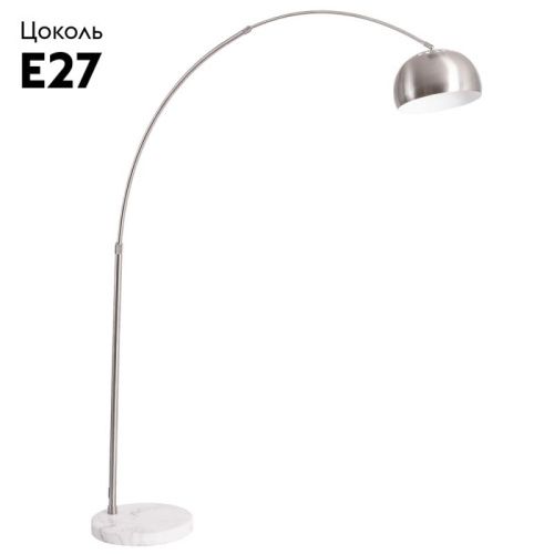 Торшер Arte Lamp Arco (Арцо) A8926PN-1SS - фото 2