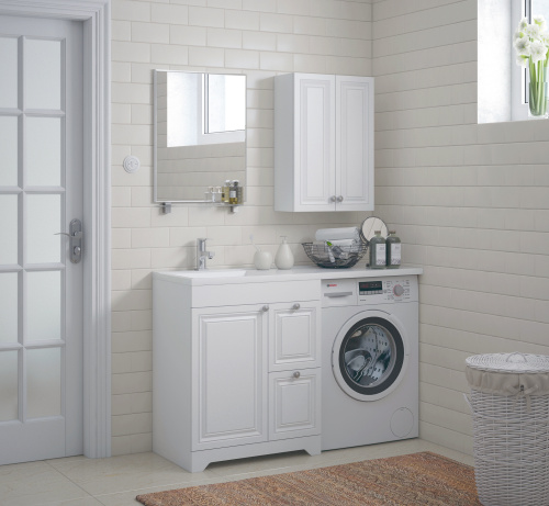 Шкаф Corozo Леон SD-00000775 50х22х70 подвесной цвет белый - фото 3