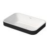Раковина керамическая Duravit Happy D.2 Plus 2359606100 60 см подвесная цвет белый без отверстий под смеситель