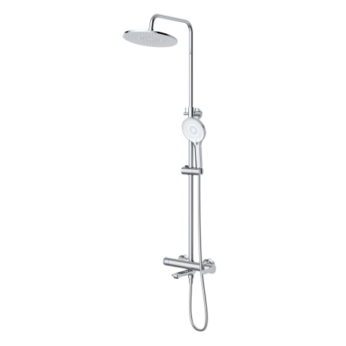 Комплект: стойка со смесителем Cezares LUX LUX-CVD/LS-01 настенный хром - фото 3